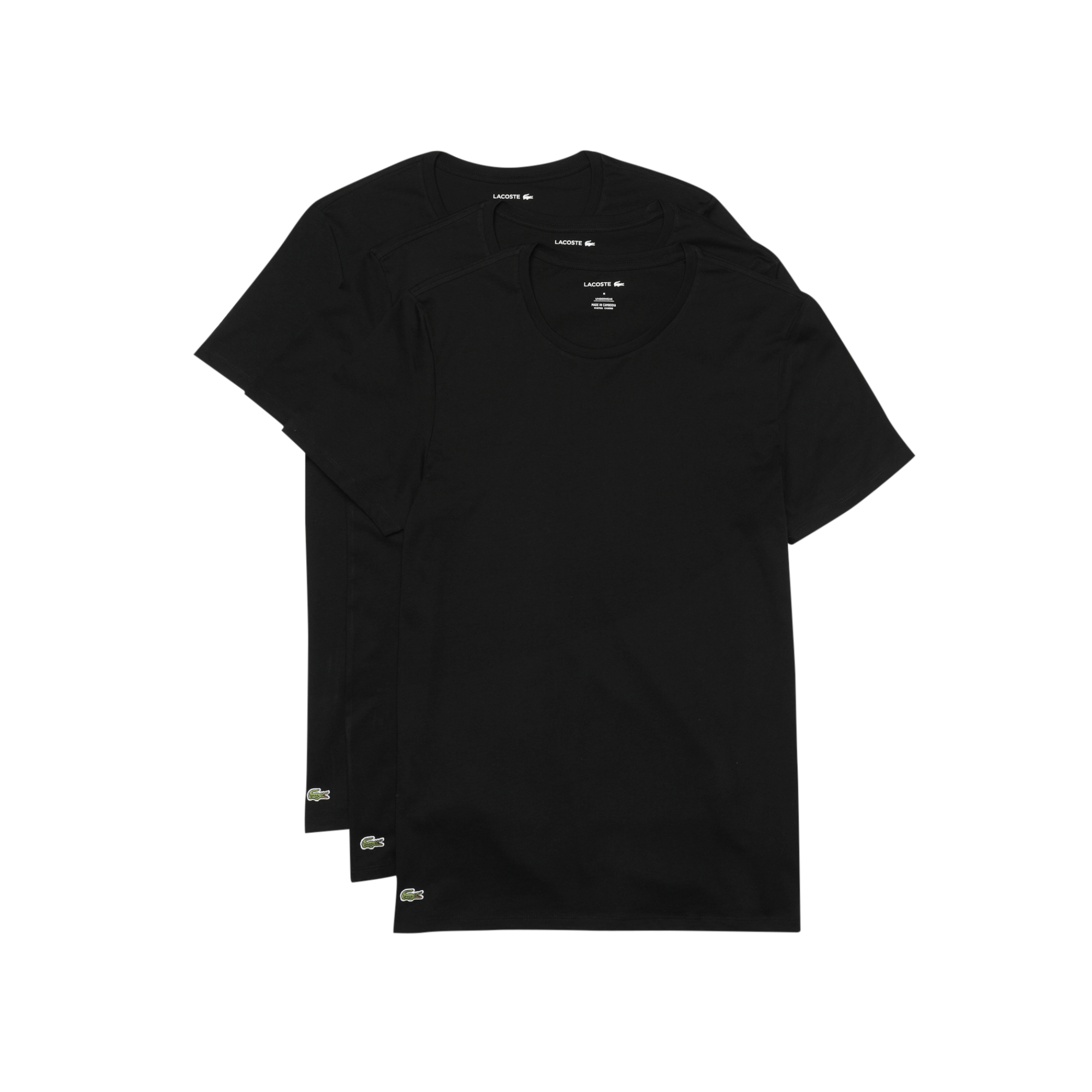 Lacoste 2 pack t shirt hot sale